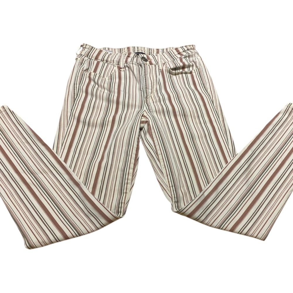 American Eagle Hi-Rise Jegging Women’s Size 6 Multi Striped Pants Skinny Jeans - Picture 8 of 14